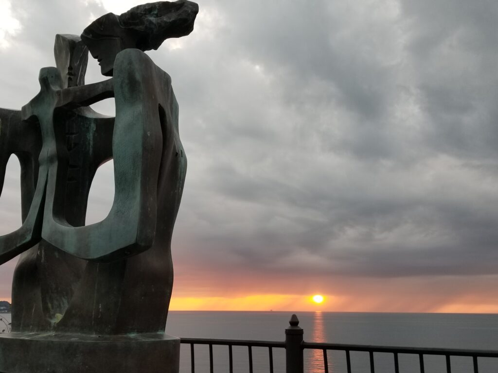 土肥の夕日
