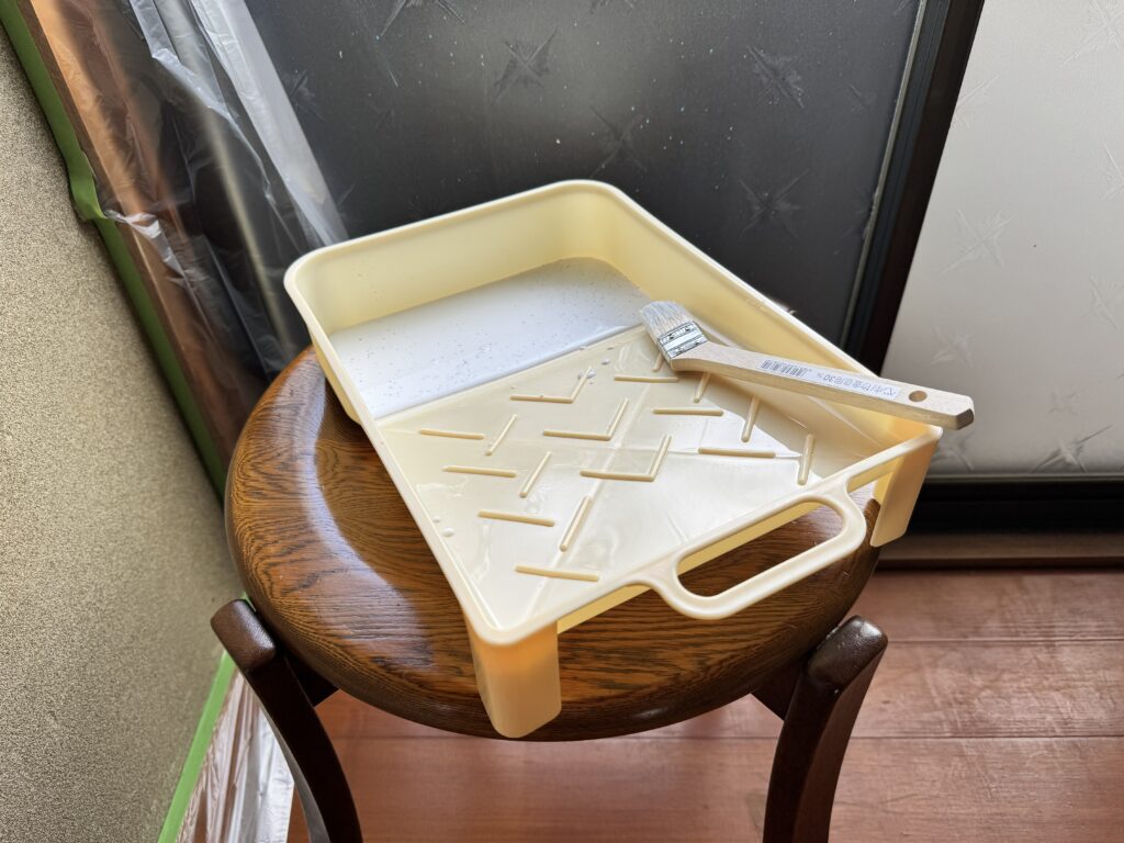 アクドメールを混ぜる工程